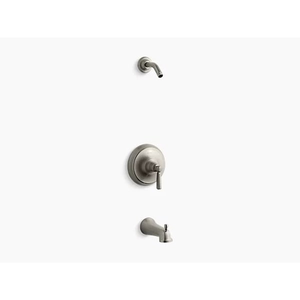 Kohler Bancroft(R) Rite-Temp(R) Bath And Shower Valve Trim With Metal Lever Handle And Slip-Fit Spout, Less Showerhead TLS10582-4-BN - main